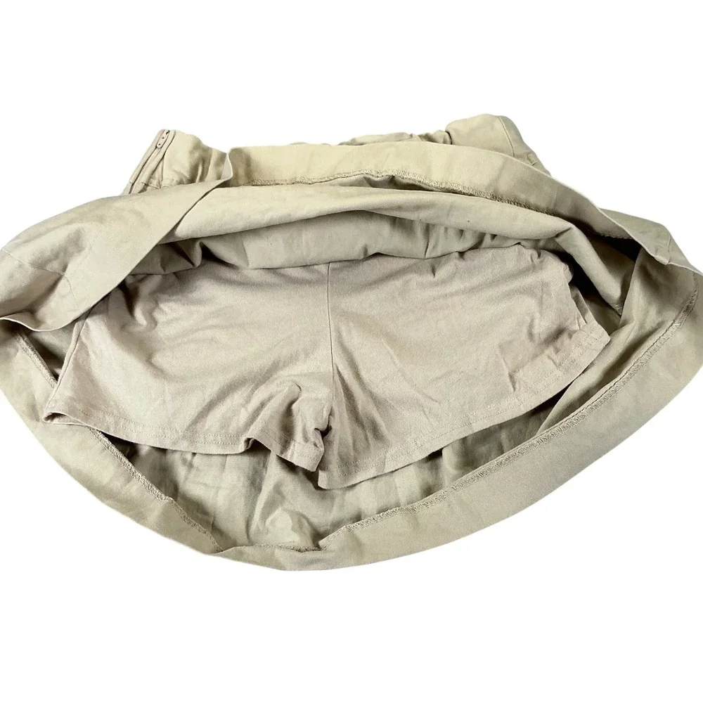 The Children's Place Skort Girls 14 Plus Khaki Pleated School Uniform‎